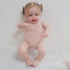 Búp Bê Tái Sinh Thân Gòn 60 cm 24 inch Cô Gái cười có răng Reborn Vinyl Doll PVN3387