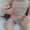 Búp Bê Tái Sinh Thân Gòn BZDOLL Tóc Dài Mắt Xanh 55 cm 22 inch Reborn Vinyl Doll  PVN3404