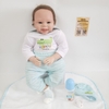 Búp Bê Tái Sinh Thân Gòn Mềm Mại Bé Trai Cười 2 Răng 55 cm 22 inch NPK Reborn Vinyl Doll PVN4416