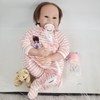 {SALE 50% CÒN 499K} Búp Bê Tái Sinh Thân Gòn Mắt 3D Mềm Mại 55 cm = 22 inch NPK Olivia Reborn Vinyl Doll PVN4413