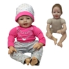 Búp Bê Tái Sinh Thân Gòn Mềm Mại Bé Cười 2 Răng 55 cm = 22 inch NPK Reborn Vinyl Doll PVN4410