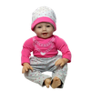 Búp Bê Tái Sinh Thân Gòn Mềm Mại Bé Cười 2 Răng 55 cm = 22 inch NPK Reborn Vinyl Doll PVN4410
