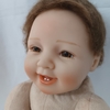 Búp Bê Tái Sinh Thân Gòn Mềm Mại Bé Cười 2 Răng 55 cm = 22 inch NPK Reborn Vinyl Doll PVN4410