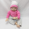 Búp Bê Tái Sinh Thân Gòn Mềm Mại Bé Cười 2 Răng 55 cm = 22 inch NPK Reborn Vinyl Doll PVN4410