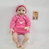 {SALE 50% CÒN 499K} Búp Bê Tái Sinh Thân Gòn Mềm Mại Bé Cười 2 Răng 55 cm = 22 inch NPK Reborn Vinyl Doll PVN4410