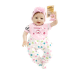 Búp Bê Tái Sinh Thân Gòn Mềm Mại Cười 2 răng 55 cm = 22 inch NPK Reborn Vinyl Doll PVN4406