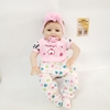 Búp Bê Tái Sinh Thân Gòn Mềm Mại Cười 2 răng 55 cm = 22 inch NPK Reborn Vinyl Doll PVN4406