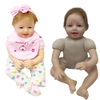 (Đủ mẫu) Búp Bê Tái Sinh 55 cm = 22 inch Thân Gòn Mềm Mại  NPK Reborn Vinyl Doll (Hàng Tồn Kho}