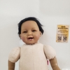 Búp Bê Tái Sinh Thân Gòn Mềm Mại Em Bé Châu Phi 2 Răng 55 cm = 22 inch NPK Reborn Vinyl Doll PVN4447