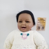 Búp Bê Tái Sinh Thân Gòn Mềm Mại Em Bé Châu Phi 2 Răng 55 cm = 22 inch NPK Reborn Vinyl Doll PVN4447