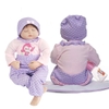 Búp Bê Tái Sinh Thân Gòn Mềm Mại Em Bé Ngủ Đông 55 cm = 22 inch NPK Reborn Vinyl Doll PVN4414