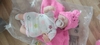 Búp Bê Tái Sinh Thân Gòn Mềm Mại Em Bé Ngủ Đông Áo Nón Hồng NPK 16 inch 40 cm Reborn Vinyl Doll PVN4370