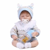 Búp Bê Tái Sinh Thân Gòn Mềm Mại Em Bé Ngủ Đông NPK 16 inch 40 cm Reborn Vinyl Doll PVN4371