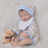 Búp Bê Tái Sinh Thân Gòn Mềm Mại Em Bé Ngủ Đông NPK 16 inch 40 cm Reborn Vinyl Doll PVN4371