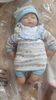 Búp Bê Tái Sinh Thân Gòn Mềm Mại Em Bé Ngủ Đông NPK 16 inch 40 cm Reborn Vinyl Doll PVN4371