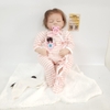 Búp Bê Tái Sinh Thân Gòn Mềm Mại Em Bé Ngủ Đông Olivia 55 cm = 22 inch NPK Reborn Vinyl Doll PVN4412