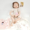 Búp Bê Tái Sinh Thân Gòn Mềm Mại Em Bé Ngủ Đông Olivia 55 cm = 22 inch NPK Reborn Vinyl Doll PVN4412