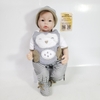 Búp Bê Tái Sinh Thân Gòn Mềm Mại Mắt 3D 55 cm = 22 inch NPK Reborn Soft Vinyl Dolls PVN4417