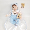 Búp Bê Tái Sinh Thân Gòn Mềm Mại Mắt 3D 55 cm = 22 inch NPK Reborn Vinyl Doll PVN4420