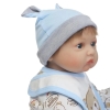 Búp Bê Tái Sinh Thân Gòn Mềm Mại Mắt 3D 55 cm = 22 inch NPK Reborn Vinyl Doll PVN4420