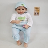 Búp Bê Tái Sinh Thân Gòn Mềm Mại Mắt 3D 55 cm = 22 inch NPK Reborn Vinyl Doll PVN4438