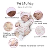 Búp Bê Tái Sinh Thân Gòn Mềm Mại Mắt 3D Áo Len Cao Cấp NPK 16 inch 40 cm Reborn Vinyl Doll PVN4367