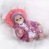 Búp Bê Tái Sinh Thân Gòn Mềm Mại Mắt 3D Áo Len Cao Cấp NPK 16 inch 40 cm Reborn Vinyl Doll PVN4367