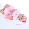 Búp Bê Tái Sinh Thân Gòn Mềm Mại Mắt 3D Cười 2 Răng 55 cm = 22 inch NPK Reborn Vinyl Doll PVN4448