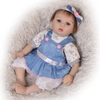 Búp Bê Tái Sinh Thân Gòn Mềm Mại Mắt 3D Mặt Tròn 55 cm = 22 inch NPK Reborn Vinyl Doll PVN4443