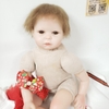 Búp Bê Tái Sinh Thân Gòn Mềm Mại Đầm Đỏ 55 cm = 22 inch NPK Reborn Vinyl Doll PVN5331