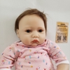 Búp Bê Tái Sinh Thân Gòn Mềm Mại Mắt 3D Tóc Cắm 55 cm = 22 inch NPK Reborn Vinyl Doll PVN4442