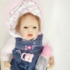 {SALE 50% CÒN 499K} Búp Bê Tái Sinh Thân Gòn Mềm Mại Mắt 3D Tóc Cắm 55 cm = 22 inch NPK Reborn Vinyl Doll PVN4472