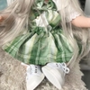 Búp Bê Tái Sinh Thân Gòn Mềm Mại Mắt Tít Có Răng Tóc Trắng 55 cm = 22 inch Reborn Silicon Vinyl Doll PVN5558