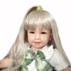 Búp Bê Tái Sinh Thân Gòn Mềm Mại Mắt Tít Có Răng Tóc Trắng 55 cm = 22 inch Reborn Silicon Vinyl Doll PVN5558