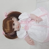 Búp Bê Tái Sinh Thân Gòn Mềm Mại NPK Tóc 2 Chùm 50 cm = 20 inch Pink Princess Dress Girl Baby Reborn Vinyl Doll PVN4644