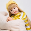 Búp Bê Tái Sinh Thân Gòn Mềm Mại Tóc Vàng KEIUMI Joom 60 cm = 24 inch Reborn Silicon Vinyl Doll PVN5100