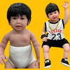 Búp Bê Tái Sinh Thân Gòn Mềm Mại Trai Nude 71 cm = 28 inch NPK Reborn Silicon Vinyl Doll PVN5472