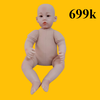 {Đủ Mẫu} Búp Bê Tái Sinh Thân Gòn Mềm Mại 50 cm = 20 inch Reborn Vinyl Doll