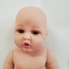 Búp Bê Tái Sinh Thân Nhựa Mềm Mại 55 cm = 22 inch Em Bé Gái Trọc Ăn Ngón Tay Reborn Silicon Vinyl Doll PVN5860