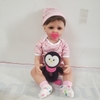 Búp Bê Tái Sinh Thân Nhựa Mềm Mại 55 cm = 22 inch Reborn Silicon Vinyl Doll