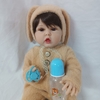 Búp Bê Tái Sinh Thân Nhựa Mềm Mại 55 cm = 22 inch Em Bé Trai Ăn Ngón Tay Reborn Silicon Vinyl Doll PVN3780