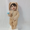 Búp Bê Tái Sinh Thân Nhựa Mềm Mại 55 cm = 22 inch Em Bé Trai Ăn Ngón Tay Reborn Silicon Vinyl Doll PVN3780