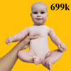 {Đủ Mẫu} Búp Bê Tái Sinh Thân Gòn Mềm Mại 50 cm = 20 inch Reborn Vinyl Doll