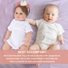 Búp Bê Tái Sinh Thân Nhựa Mềm Mại Bé Gái Maddie Tóc Cắm 50 cm = 20 inch Reborn Vinyl Doll PVN4836