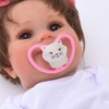 Búp Bê Tái Sinh Thân Nhựa Mềm Mại Bé Gái Maddie Tóc Cắm 50 cm = 20 inch Reborn Vinyl Doll PVN4836