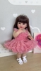 Búp Bê Tái Sinh Thân Nhựa Mềm Mại Pinky Cao Cấp NPK 55 cm = 22 inch Reborn Silicon Vinyl Doll PVN6806