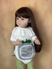 Búp Bê Tái Sinh Thân Nhựa Mềm Mại Thỏ Trắng 55 cm = 22 inch BZDOLL Reborn Silicon Vinyl Doll PVN4737