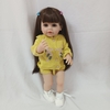 Búp Bê Tái Sinh Thân Nhựa Mềm Mại Tóc Cắm Áo len Vàng 55 cm = 22 inch Reborn Silicon Vinyl NPK Doll