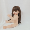 Búp Bê Tái Sinh Thân Nhựa Mềm Mại Tóc Cắm Áo len Vàng 55 cm = 22 inch Reborn Silicon Vinyl NPK Doll