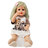 Búp Bê Tái Sinh Thân Nhựa Mềm Mại 55 cm = 22 inch Reborn Silicon Vinyl Doll